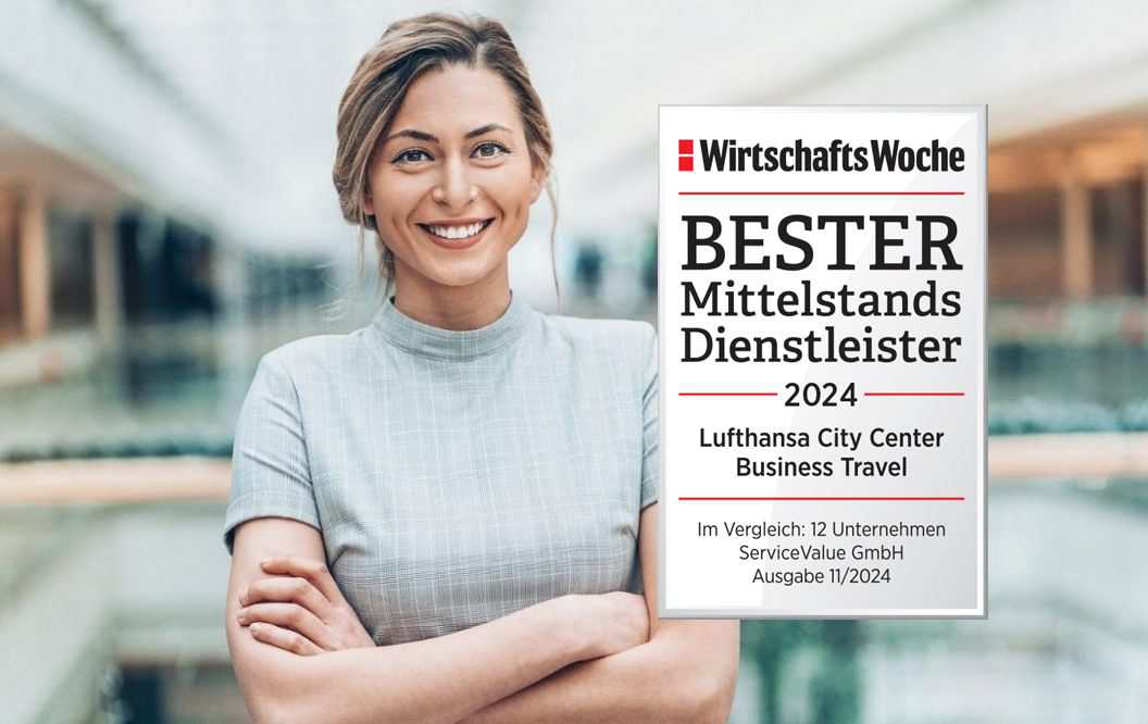 Bester Mittelstands Dienstleister 2024 | Lufthansa City Center
